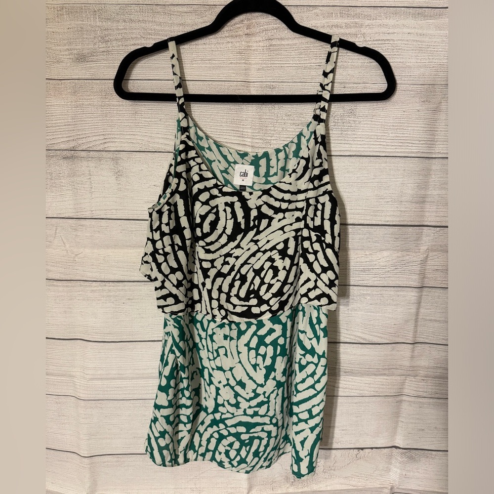 Two Toned CAbi Adjustable Strap Tank